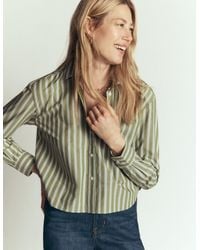 Boden - Sienna Cropped Cotton Shirt - Lyst