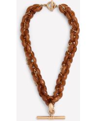 Boden - Resin T Bar Chain Necklace - Lyst