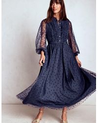 Boden - Tulle Ruffle Maxi Dress - Lyst