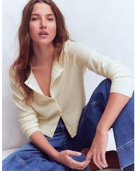 Boden - Eva Cashmere Cropped Cardigan - Lyst