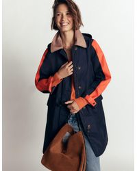 Boden - Colour Block Raincoat - Lyst