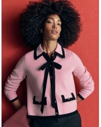 Boden - Elizabeth Bow Knitted Jacket - Lyst