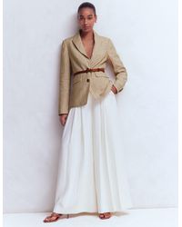 Boden - Stamford Linen Blazer-Neutral, Stripe - Lyst