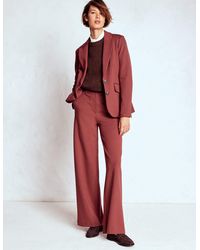 Boden - Blazer Marylebone En Point De Rome-Châtaigne - Lyst