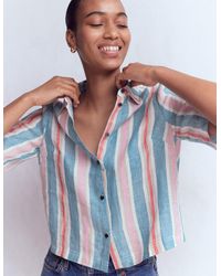 Boden - Short Sleeve Linen Shirt - Lyst
