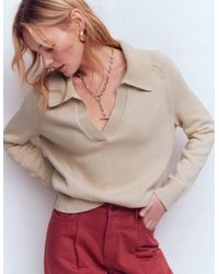 Boden - Cotton Henley Jumper - Lyst
