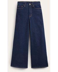 Boden - Hoch geschnittene jeans mit weitem bein - Lyst
