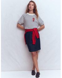 Boden - Straight Denim Skirt - Lyst