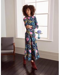 teal blue long dress