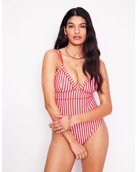 Boden - Kasos String V Neck Swimsuit - Lyst