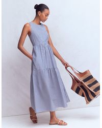 Boden - Sleeveless Poplin Dress - Lyst