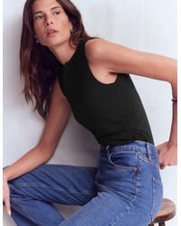 Boden - Tia Sleeveless Ruch Jersey Top - Lyst
