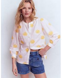Boden - Alicia Linen Top - Lyst