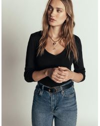 Boden - Annie Essential V Neck Top - Lyst