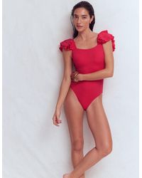 Boden - Mega Ruffle Swimsuit - Lyst