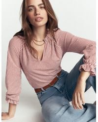 Boden - Pia Ruffle Detail Top - Lyst