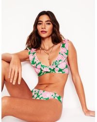 Boden - Evia Ruffle Bikini Top - Lyst