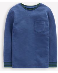 Boden - T-Shirt Semi-Épais Cosy-Bleu Denim/Nuit Émeraude - Lyst