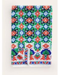 Boden - Printed Sarong Scarf Multi, Coastal Tile - Lyst