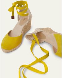 Yellow Wedge sandals for Women - Up to 78% off at Lyst.com