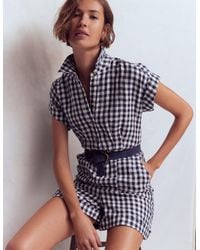 Boden - Kay Linen Playsuit - Lyst