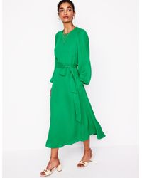 Boden - Blouson Sleeve Midi Dress - Lyst