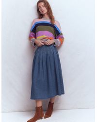 Boden - Valentina Denim Skirt - Lyst