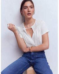 Boden - Edi Trim Detail T-Shirt - Lyst