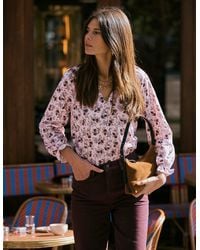 Boden - Pia Ruffle Detail Top - Lyst