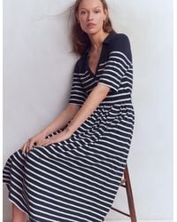 Boden - Aria Collared Jersey Dress - Lyst