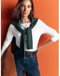 Boden - Square Neck Long Sleeve - Lyst