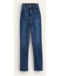 Boden - Hoch geschnittene jeans mit klassisch geradem bein - Lyst