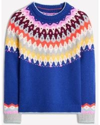 Boden - Eleanor Fair Isle Jumper - Lyst