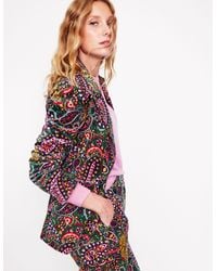 Boden - Marylebone Velvet Blazertiger Bloom - Lyst