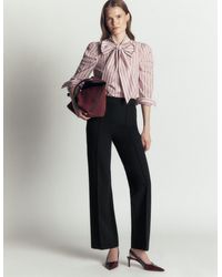 Boden - Straight Leg Ponte Trousers - Lyst