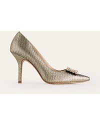 Boden - Jewelled Heeled Court Shoes - Lyst