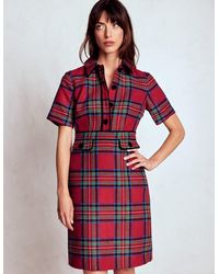 Boden - Eda Check Shift Dress- And Check - Lyst