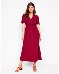Boden - Trim Double Cloth Dress - Lyst