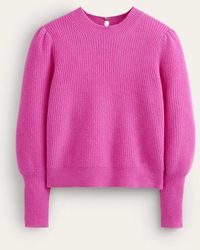 Boden - Key Hole Cashmere Sweater - Lyst