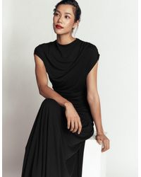 Boden - Drape Jersey Crepe Maxi Dress - Lyst
