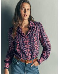 Boden - Collared Jersey Shirt - Lyst