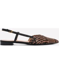 Boden - Woven Detail Pointed Flats - Lyst