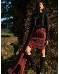 Boden - Cecelia Wool Skirt- And Check - Lyst