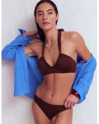 Boden - Minori Halter Tie Bikini Top - Lyst