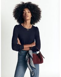 Boden - Smocked Cuff Supersoft Top - Lyst