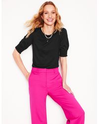 Boden - Short Sleeve Smocked Cuff Top - Lyst