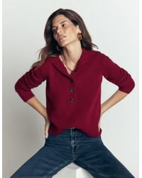 Boden - Marta Merino Wool Sailor Top - Lyst