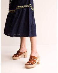Boden - Heeled Espadrille Sandals - Lyst