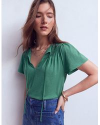 Boden - Edi Trim Detail T-Shirt - Lyst