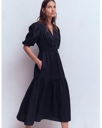 Boden - Irene Linen Midi Dress - Lyst
